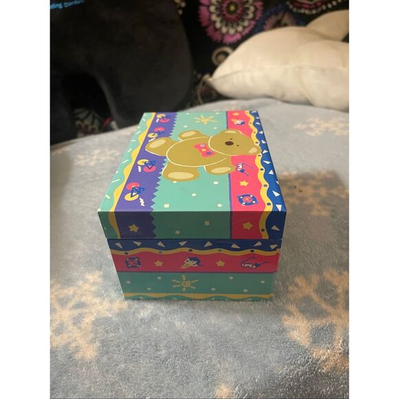 Vintage Sanrio Music Jewelry Box Tweedle Dee Dee Bear - Picture 4 of 10
